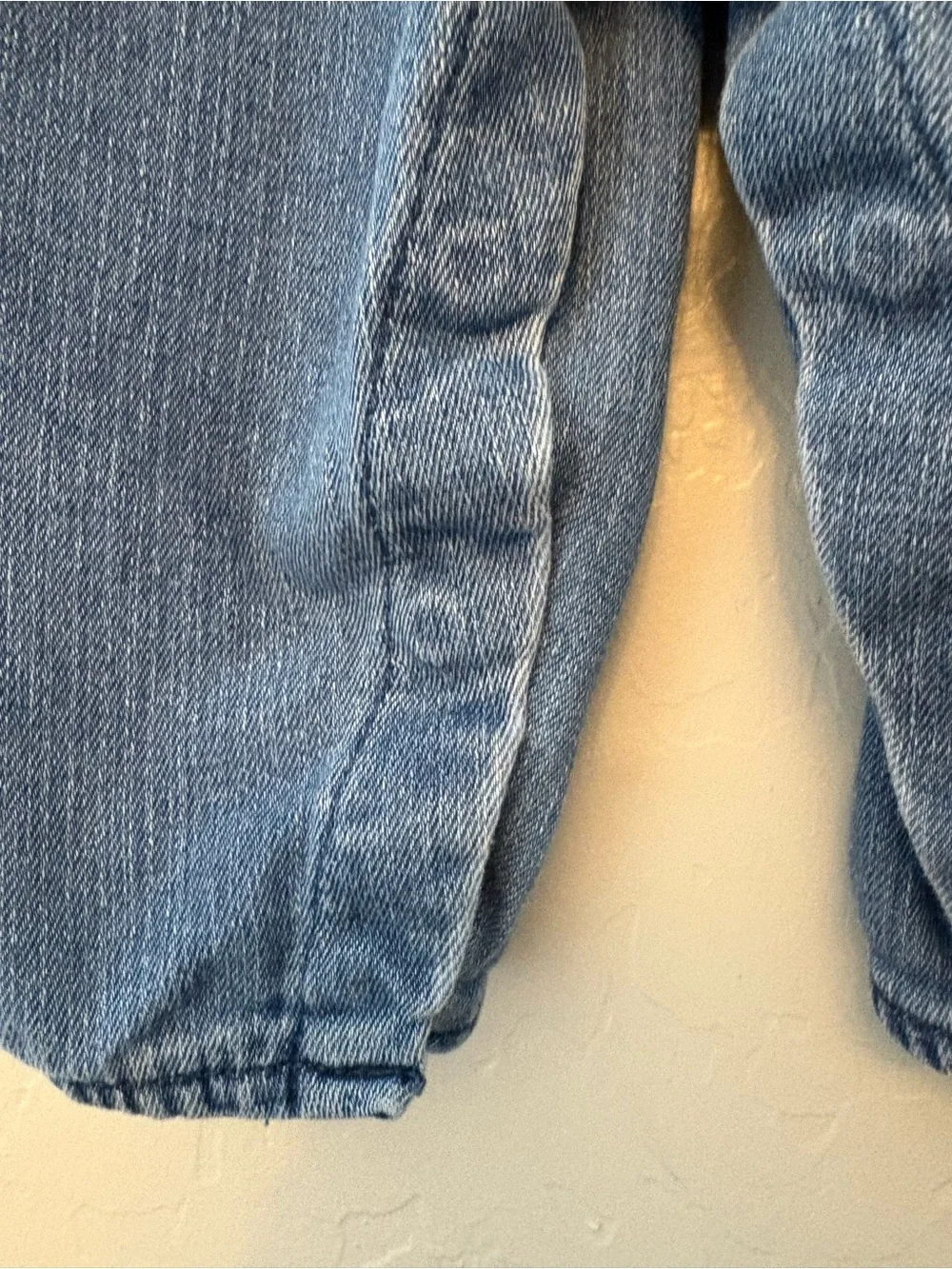 Carter's denim chambray sleeveles long romper with buttons 9 months